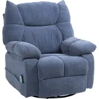 HOMCOM relaxfauteuil met massagefunctie. Televisiezetel met warmtefunctie