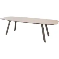 4SO Manolo dining tuintafel printed ceramic 240x103xH75 cm terre