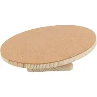 Trixie - Knaagdier Speelgoed - Loopschijf Degoes/Grote Hamsters - Hout/Kurk - 30 cm