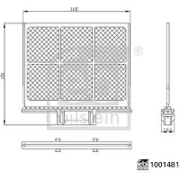 FEBI BILSTEIN 1001481 Interieurfilter
