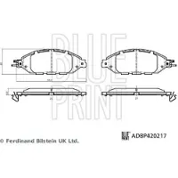 Blue Print ADBP420217 Remblokken