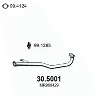 ASSO 30.5001 Voorpijp