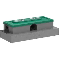 Hansgrohe uBox Flat installatieset voor douchegoten voor Raindrain Flex