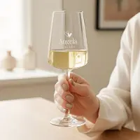 Royal Leerdam Witte wijnglazen graveren - Luxe glas - 6 stuks