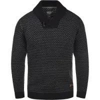 INDICODE JEANS Trui 'Copent' grijs / zwart
