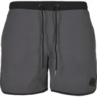 Urban Classics Zwemshorts donkergrijs / zwart