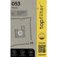 Top Filter Set van 4 Bluesky TopFilter Premium stofzuigerzakken