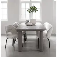 DTP Home Dining table Clio rectangular 230 DUSK,76x230x100 cm, mortex (Grijs, 230x100x76cm)