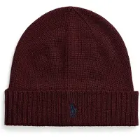 Ralph Lauren Beanie van wol met labelstitching
