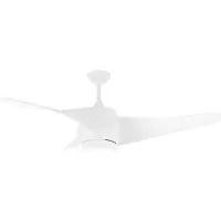 Orbegozo CP 99132, ventilator met lamellen voor huishoudelijk gebruik, wit, voor montage aan het plafond, 132 cm, 8 uur, AC