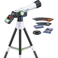 Vtech Multimedia Telescope Space Adventures Spanish Version Transparant Kinderen