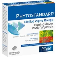 Pileje Phytostandard Honingklaver - Rode Wijnstok 30 St Tabletten