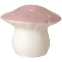 Heico lamp paddenstoel 26x20 cm vintage roze