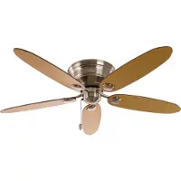 Hunter Low Profile III ventilator bruin/esdoorn, bruin / roest, Woon-/ Eetkamer, Hout, Modern