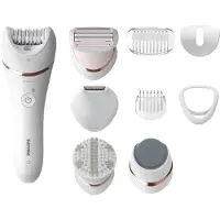 Philips Series 9000 Beautyset – Epilator & Trimmer – 12 Accessoires – Gladde Huid tot 4 Weken – BRE740/91