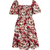 Apricot Jurk gemengde kleuren