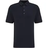 We fashion - Heren slim fit polo - Slim Fit - Donkerblauw - Katoen - Maat: XXXL