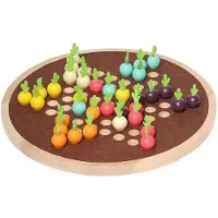 Vilac Houten halma spel: Groente tuin