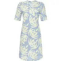 Ringella Blauw flora nachthemd | Maat 48