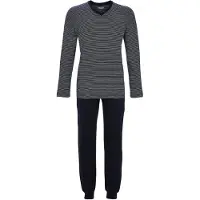 Ringella Katoenen heren pyjama strepen | Maat 48