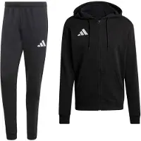 Adidas Entrada 26 Joggingpak Full-Zip Vest Zwart Wit