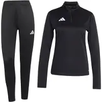 Adidas Entrada 26 Trainingspak 1/4-Zip Dames Zwart Wit