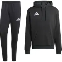 Adidas Entrada 26 Hoodie Joggingpak Zwart Wit