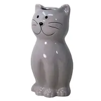 Concorde Waterverdamper radiator - kat / poes - grijs - kunststeen - kinderkamer - 17 cm - luchtbevochtiger