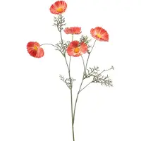 Emerald - Kunstbloem Cosmos 70cm oranje - Kunstplant voor binnen