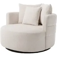 Tower Living - Bolza draaifauteuil - ivoor