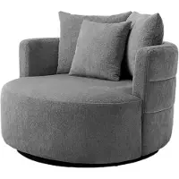 Tower Living - Bolza draaifauteuil - grijs