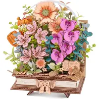 Robotime Wooden Blooming Book