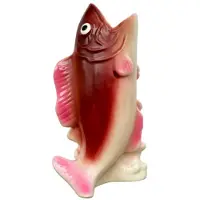 Kitsch Kitchen kandelaar vis rood/roze