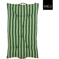 Mica Decorations Streep Matraskussen - 100 x 60 x 8 cm - Donkergroen