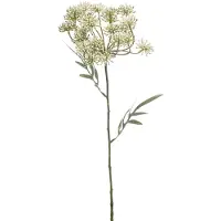 Emerald - Kunstbloem Dille 76cm wit/groen - Kunstplant voor binnen