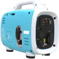 Aura Stroomgenerator - Benzinegenerator - Noodstroomgenerator - Tankinhoud 2,1 Liter - 10.1 KG- Turkoois/Wit - ‎44cm x 25cm x 39 cm