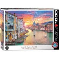 Eurographics Puzzel, Venetië, Grote Kanaal, 1000 stukjes, 68x48 cm, puzzel