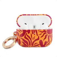 Selencia Vivid Case voor de Apple Airpods Pro 3 - Tropical Vibes Apricot