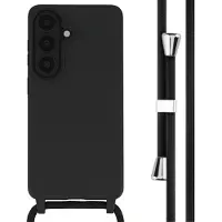 IMoshion Siliconen hoesje met koord voor de Samsung Galaxy S26 - Zwart