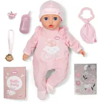 Baby Born pop 43cm interactief - realistische babypop speelgoed.