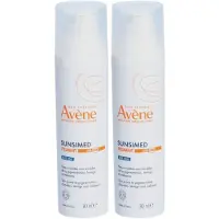 Avene Zon Sunsimed Pigment SPF 50+ Zeer hoge zonnebescherming | Huid die vatbaar is voor pigmentstoornissen | lentigo en melasma 2x80 ml Zonnecrème