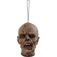 Boland Traciks decoratie voodoohoofd 25 x 17 cm latex bruin