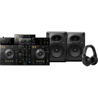 Pioneer DJ XDJ-RR + DJ HDJ-X5 Zwart + VM80 (per paar)