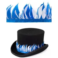 Partyxplosion Verenband blauw/wit 3m