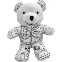 Pincello knuffelbeer speelgoed om te kleuren - creatieve knuffel 24 cm.