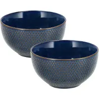 Discountershop Ramen Kom Set van 2 – Soepkommen en Kommen als Schalen & Fruitschaal – Ø14x7,5 cm