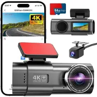 Aura Dashcam voor Auto Voor en Achter - Dashcam - Zwart - 4cm x 10cm x 5cm