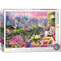 Eurographics - Dakmoestuin in New York [NY Rooftop Garden] - 1000 stukjes 68x48cm (bxh) - Legpuzzel