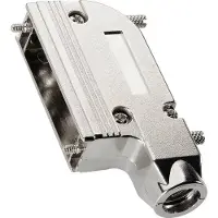 Bkl Electronic 10120273 10120273 D-sub behuizing Aantal polen: 15 Metaal Zilver 1 stuk(s)