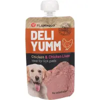 Flamingo Deli Yumm Fresh Meat Hondensnack met Kip & Kippenlever 90g